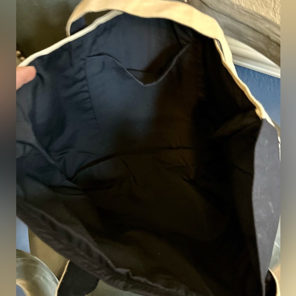 Handmade Artisan Burlap Tote by “Bagay Ki Bon” Creole, “Good Things” - Picture 10 of 11